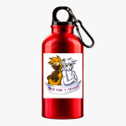 Металлическая бутылка 400 мл UV-DTF