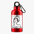 Металлическая бутылка 400 мл UV-DTF