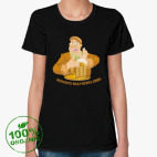 Женская футболка органик