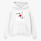 Толстовка худи оверсайз