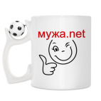 Кружка с футбольным мячиком