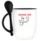 Кружка с ложкой