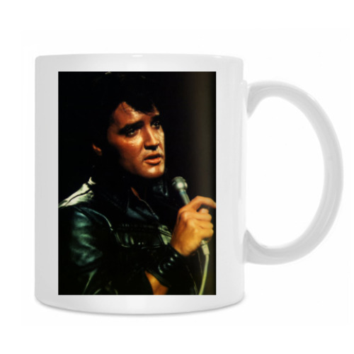 Кружка с принтом Элвис