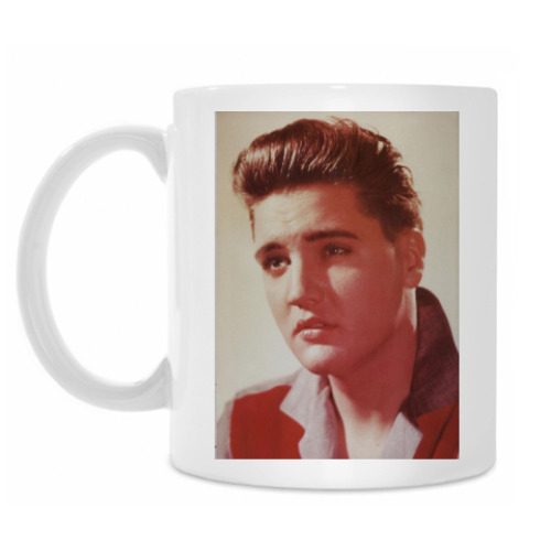 Кружка с принтом Элвис