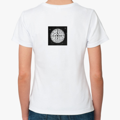 Классическая футболка с принтом Eyes ball