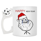 Кружка с футбольным мячиком