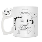 Кружка с футбольным мячиком
