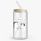 Банка с бамбуковой крышкой