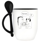 Кружка с ложкой