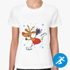 Женская спортивная футболка