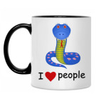 Кружка двухцветная