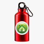 Металлическая бутылка 400 мл UV-DTF