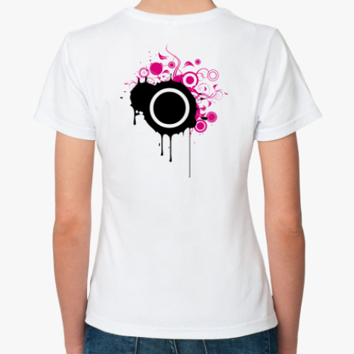 Классическая футболка с принтом  City Life