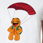 Пряничный человечек прыжок с парашютом