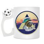 Кружка с футбольным мячиком
