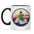 Кружка двухцветная