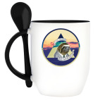 Кружка с ложкой