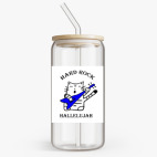 Банка с бамбуковой крышкой