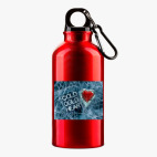 Металлическая бутылка 400 мл UV-DTF