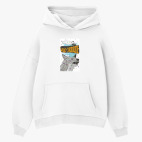 Толстовка худи оверсайз