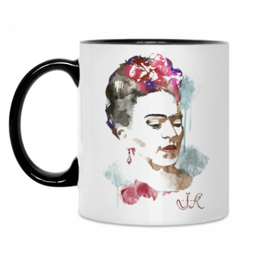 Кружка с принтом Фрида Кало - художница