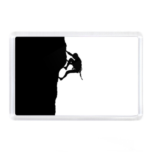 Магнит с принтом Скалолаз