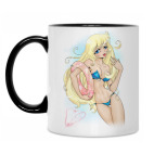 Кружка двухцветная