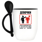 Кружка с ложкой