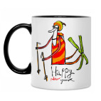 Кружка двухцветная