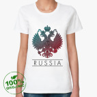 Женская футболка органик