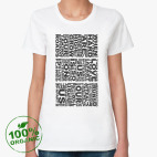 Женская футболка органик