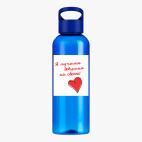 Прозрачная спортивная бутылка