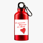 Металлическая бутылка 400 мл UV-DTF