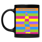 Кружка цветная UV-DTF