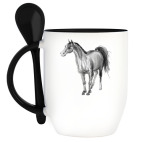 Кружка с ложкой