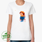 Женская футболка органик