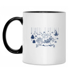 Кружка двухцветная