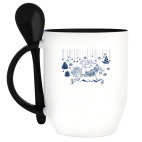 Кружка с ложкой