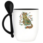 Кружка с ложкой