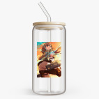 Банка с бамбуковой крышкой