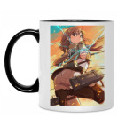 Кружка двухцветная