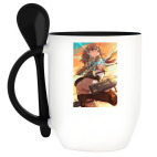 Кружка с ложкой