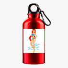 Металлическая бутылка 400 мл UV-DTF