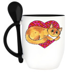 Кружка с ложкой