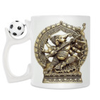 Кружка с футбольным мячиком