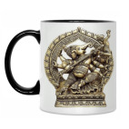 Кружка двухцветная