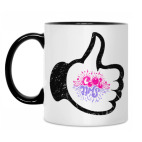 Кружка двухцветная