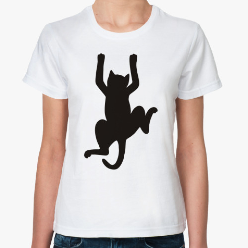 Классическая футболка с принтом Удержаться!