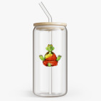 Банка с бамбуковой крышкой