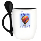 Кружка с ложкой